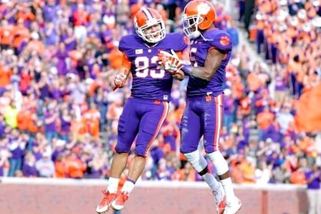 Clemson football purple on sale jersey