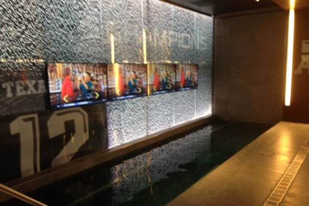 Texas A M Unveils Incredible New Locker Room For Football Team Bleacher Report Latest News Videos And Highlights State university lockers football google search hs football futbol locker soccer american football.
