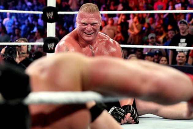 Brock Lesnar Destroying John Cena At Summerslam 14 Was Brilliant Booking News Scores Highlights Stats And Rumors Bleacher Report