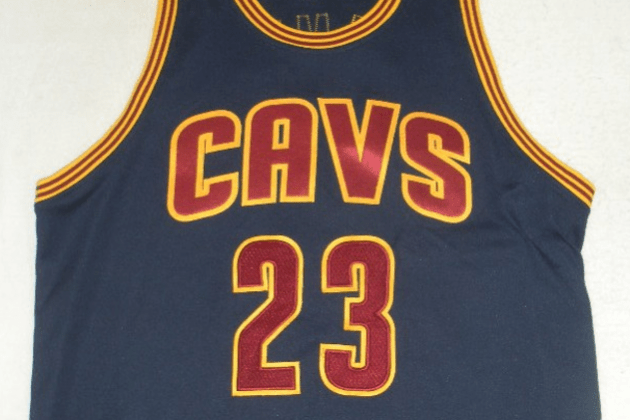 Cleveland Cavaliers #23 Lebron James Navy Blue Road Jersey