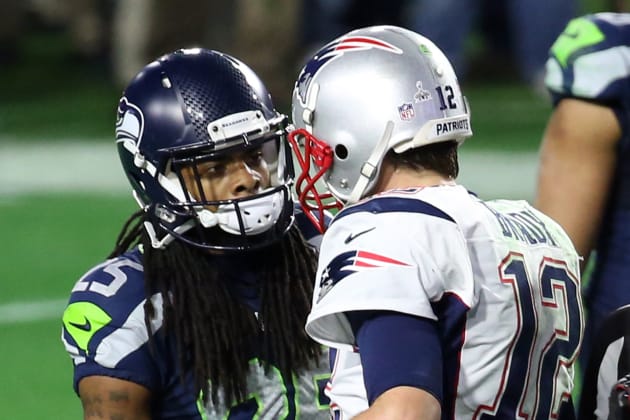 Tom Brady-Richard Sherman Photo On Final Play Sums Up Super Bowl