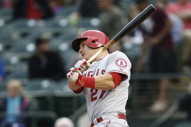 Mike Trout hit his 100th career home run to become the youngest