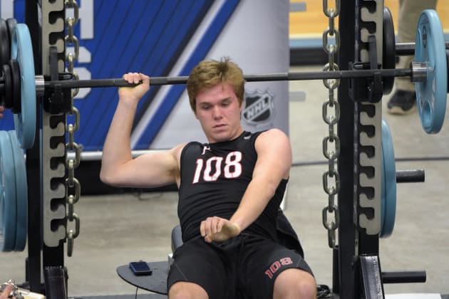 2022 NHL Combine Heights & Weights