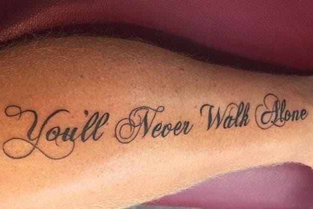 John Arne Riise Gets You Ll Never Walk Alone Tattooed On Leg Bleacher Report Latest News Videos And Highlights
