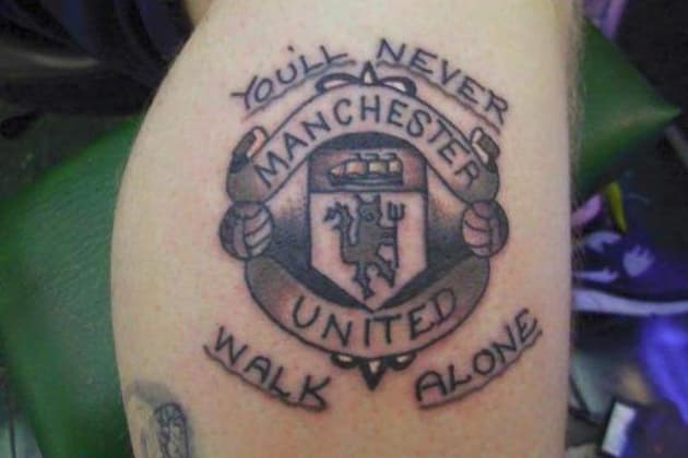 Learn 91+ about manchester united tattoo latest .vn