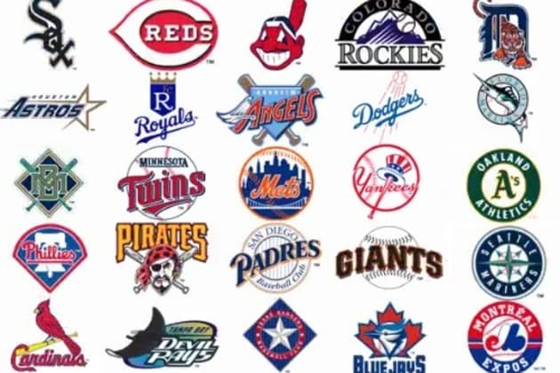 MLB Team Logos Canvas Wall Decor  Hobby Lobby  2063675