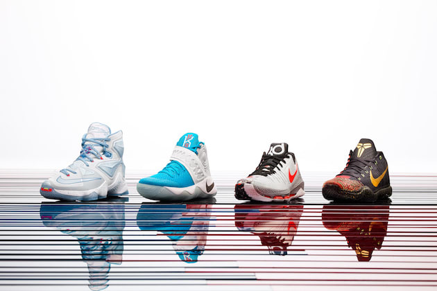 Nike Unveils Christmas Designs for LeBron Kobe KD and Kyrie
