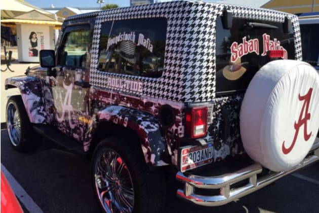 Alabama Football Fan Decks Out Jeep Wrangler in Full 'Roll Tide' Fashion |  News, Scores, Highlights, Stats, and Rumors | Bleacher Report