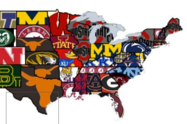Reddit Poll Names Most Hated College Football Team in Every State