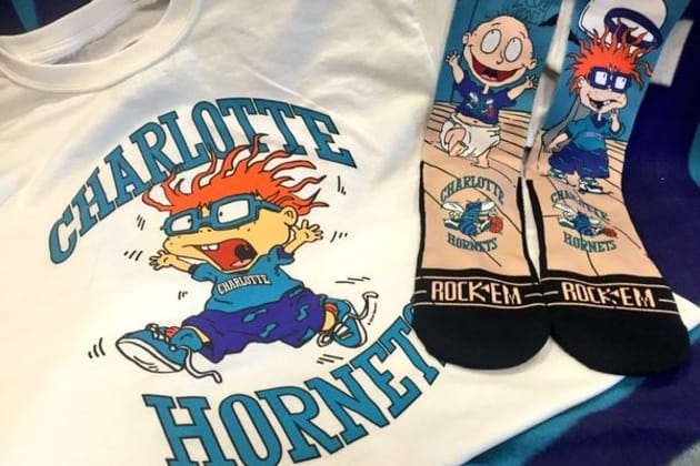 Official NBA x rugrats charlotte hornets chuckie tommy shirt, hoodie,  sweater, long sleeve and tank top