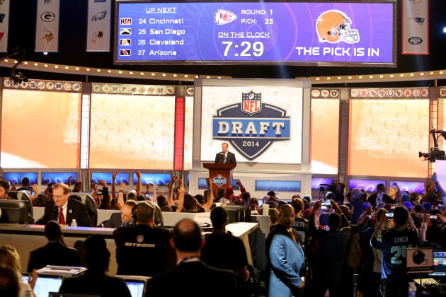 2014 NFL Draft picks by college, conference, state and recruit rating 