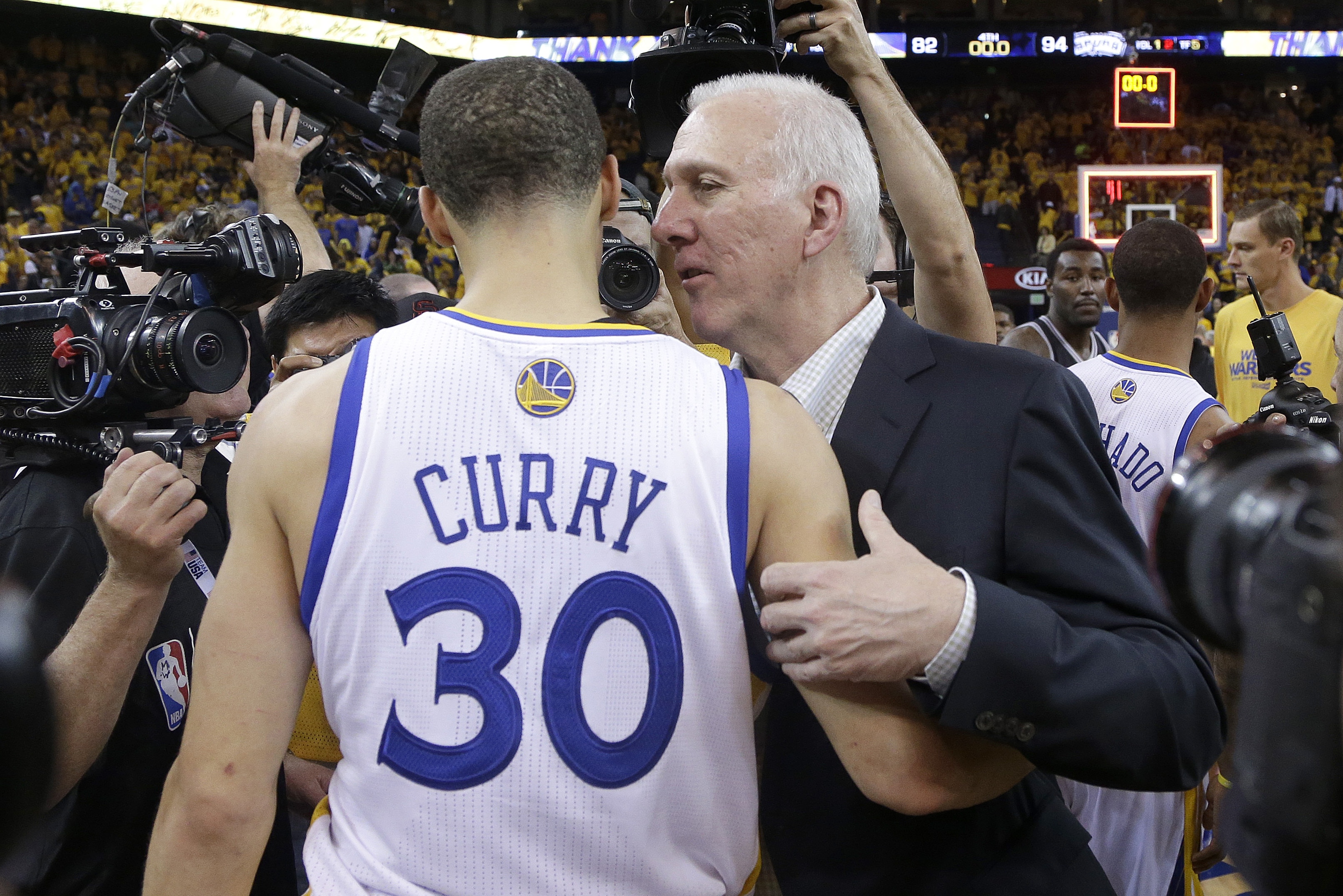 Stephen Curry, Steve Kerr Say Gregg Popovich Would Be a Good President |  Bleacher Report | Latest News, Videos and Highlights