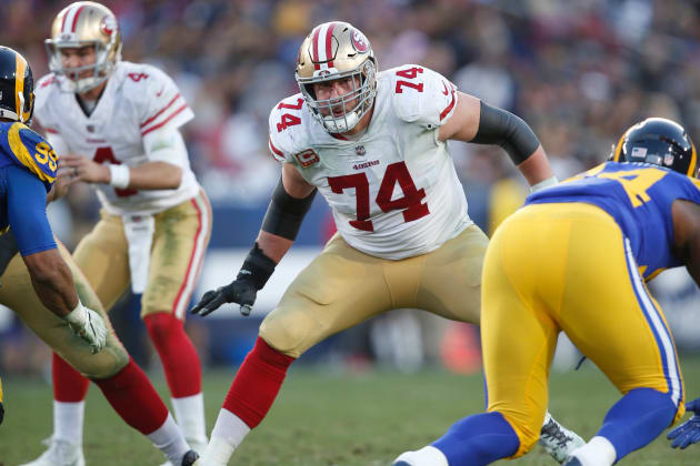 49ers News: Joe Staley Agrees to 2-Year Contract Extension with San  Francisco, News, Scores, Highlights, Stats, and Rumors