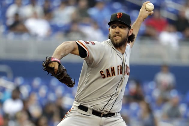 Giants' Madison Bumgarner seeks re-entry into 200 club