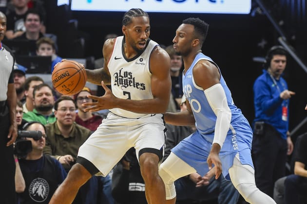 Paul George and Kawhi Leonard Both Eclipse 40 Points, as Clippers Beat  T-Wolves 124-117 – NBC Los Angeles