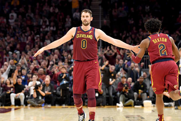 Kevin Love hits batting practice bombs at Twins game 