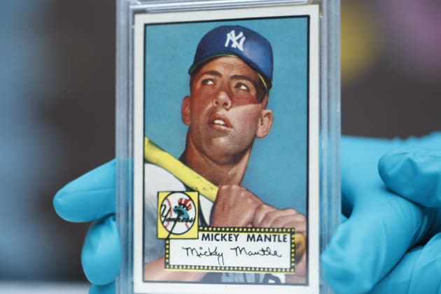 MICKEY MANTLE 1952 Bowman New York Yankees #101 Baseball Card