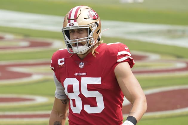 49ers star George Kittle is unexpectedly out against New York Jets