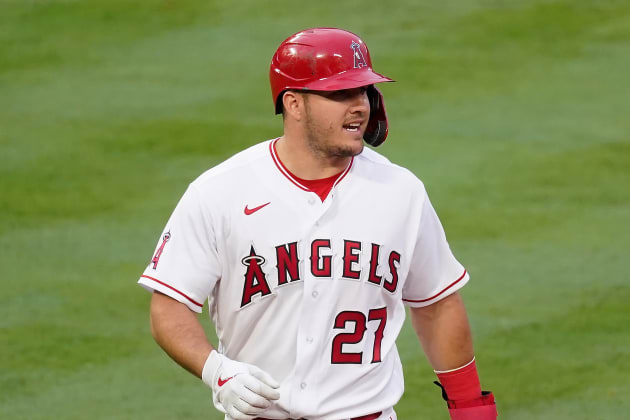 Mike Trout suffers setback in return from calf injury