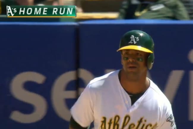 Khris Davis first in MLB to 10 home runs