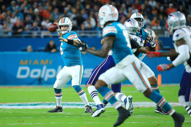 Known for his big arm, Jay Cutler excelled at throwing passes that would help the Dolphins' passing stats but not contribute to their ability to win games.