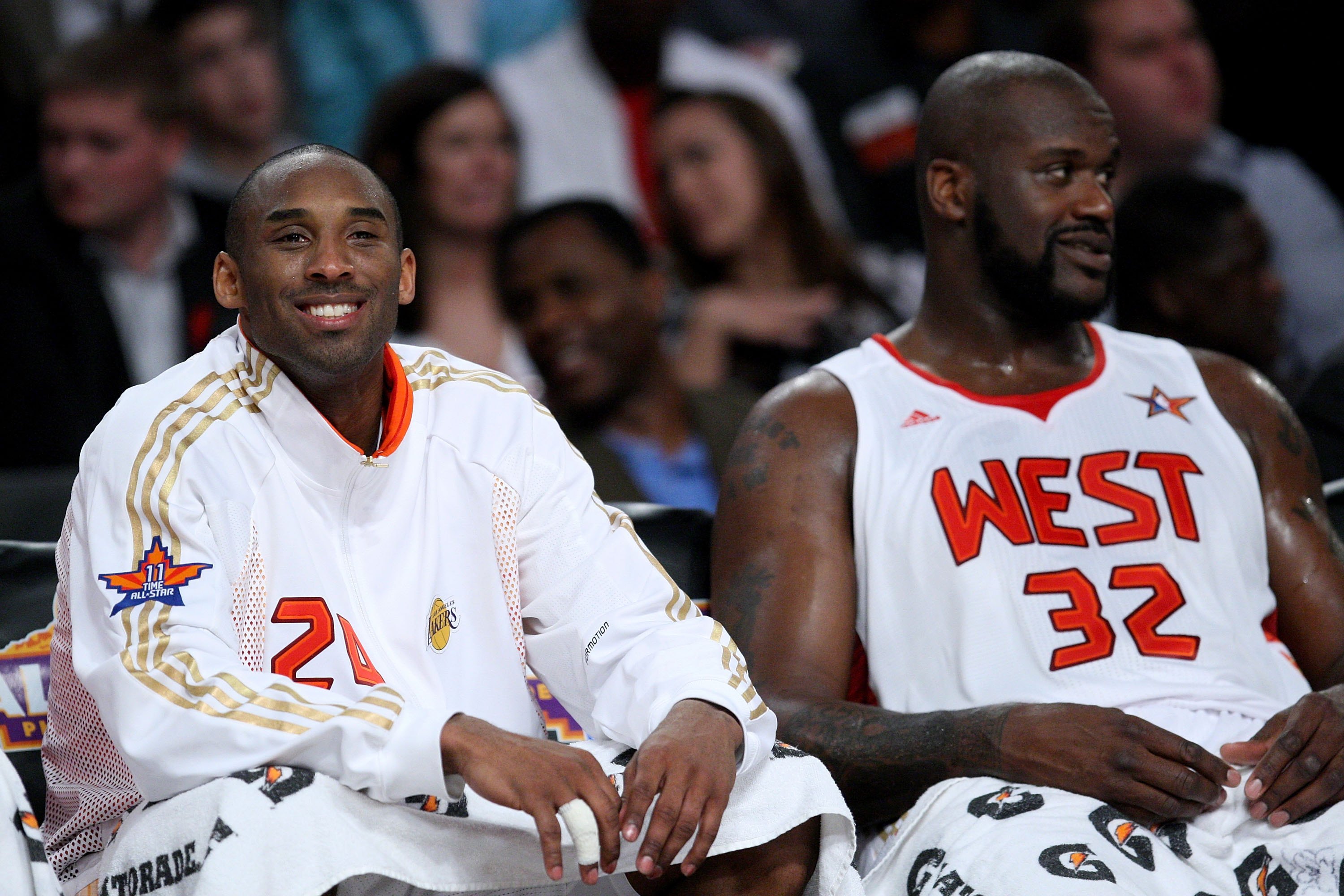 how many rings does kobe have without shaq