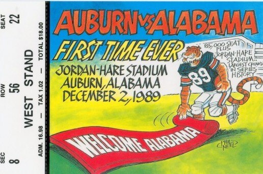 Classic Sec Football The 1989 Iron Bowl Between Auburn And Alabama Bleacher Report Latest News Videos And Highlights