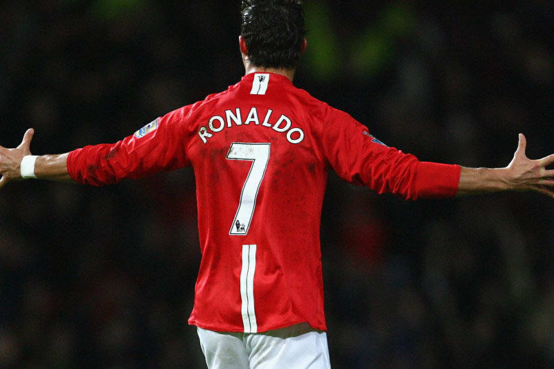 cristiano ronaldo t shirt number