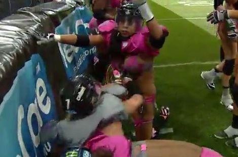 Lingerie Football Video Shows Mean Tackle And Follow Up Punch To The Gut Bleacher Report Latest News Videos And Highlights