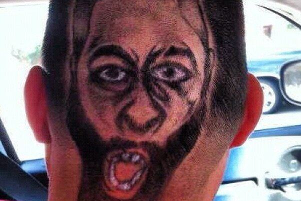 Rockets Fan Gets James Harden S Face Carved Into Hair Worst Haircut Ever Bleacher Report Latest News Videos And Highlights
