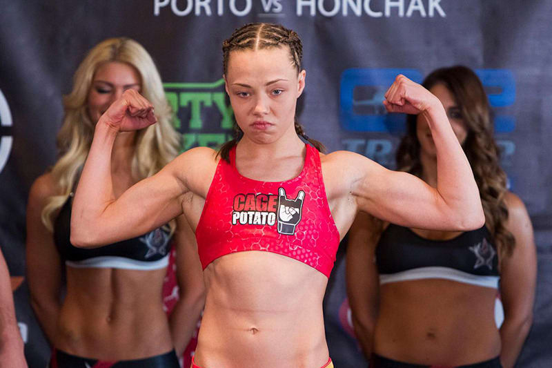 Ufc S Pat Barry Goes Nuts Over Girlfriend Rose Namajunas Invicta Fc Armbar Win Bleacher Report Latest News Videos And Highlights