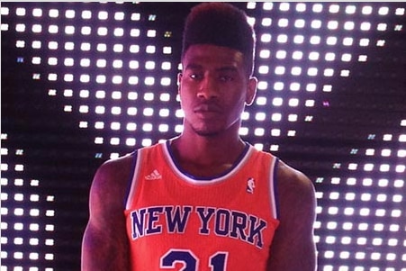 Is Iman Shumpert Wearing An Orange New York Knicks Jersey Of The Future Bleacher Report Latest News Videos And Highlights