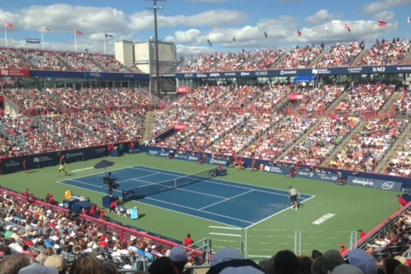 Milos Raonic Tops Pospisil 6 4 1 6 7 6 4 Makes History And Rogers Cup Final Bleacher Report Latest News Videos And Highlights