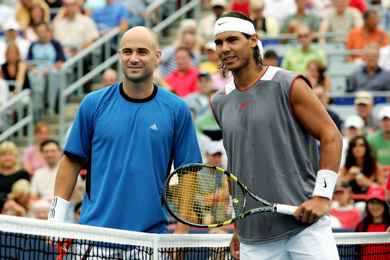 Rafael Nadal Vs Andre Agassi Was A Transition Of Tennis Generations Bleacher Report Latest News Videos And Highlights