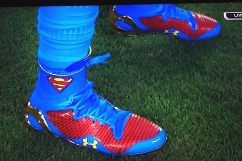 superman football cleats