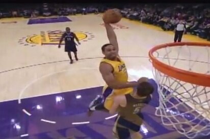 Xavier Henry Puts Ex Kansas Teammate Jeff Withey On Poster With Monster Dunk Bleacher Report Latest News Videos And Highlights