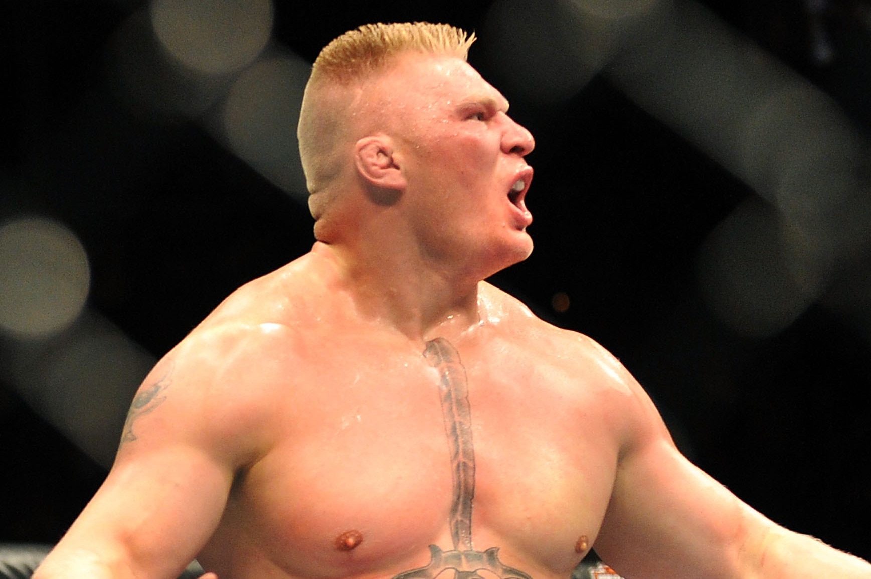 Brock Lesnar Returns To Wwe Programming At Monday Night Raw Bleacher Report Latest News Videos And Highlights