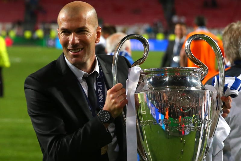 zidane real madrid champions league