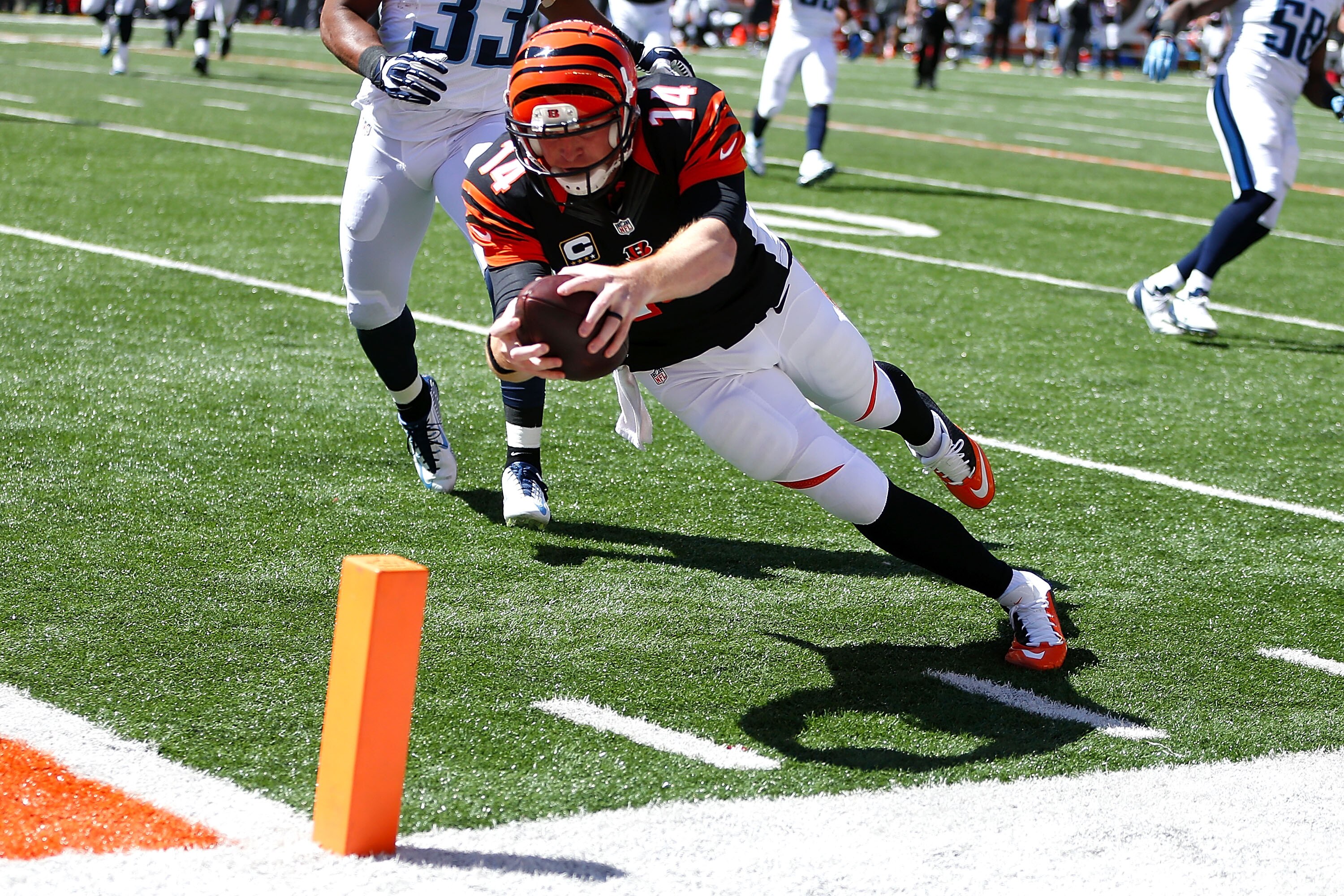 Bengals Andy Dalton Records Rare Touchdown Reception By Quarterback Bleacher Report Latest News Videos And Highlights
