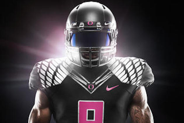 pink football uniforms