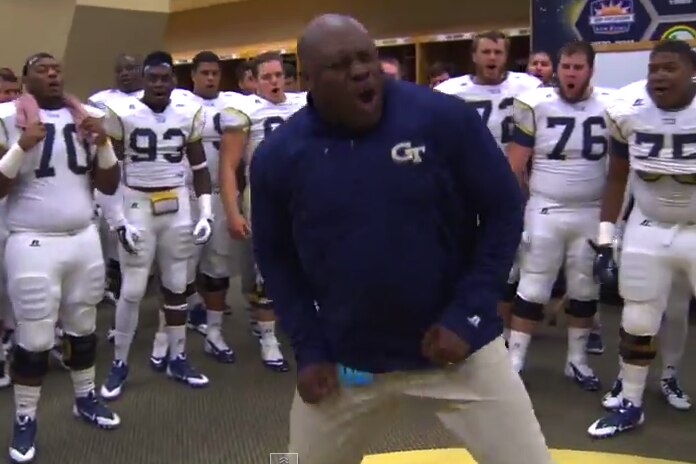 Georgia Tech Chaplain Derrick Moore Gets Team Fired Up With Pregame Speech Bleacher Report Latest News Videos And Highlights