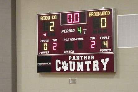 What's the score for the basketball game Clearance