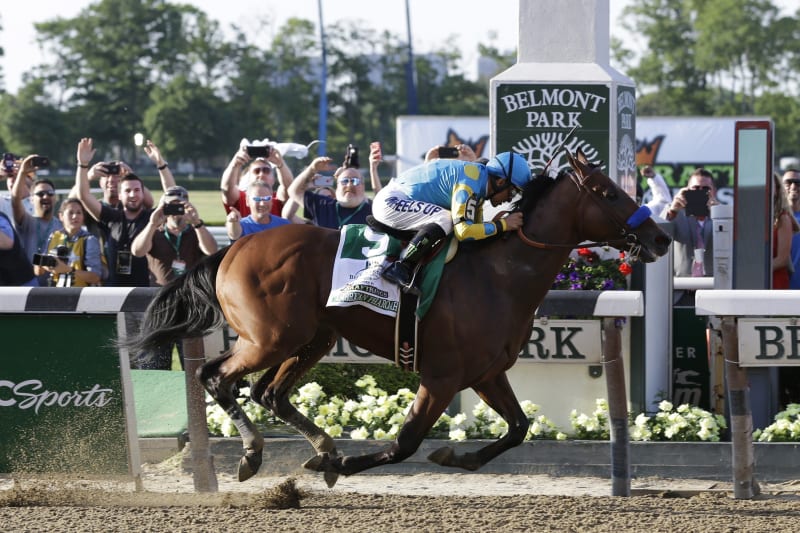 Triple crown of thoroughbred racing