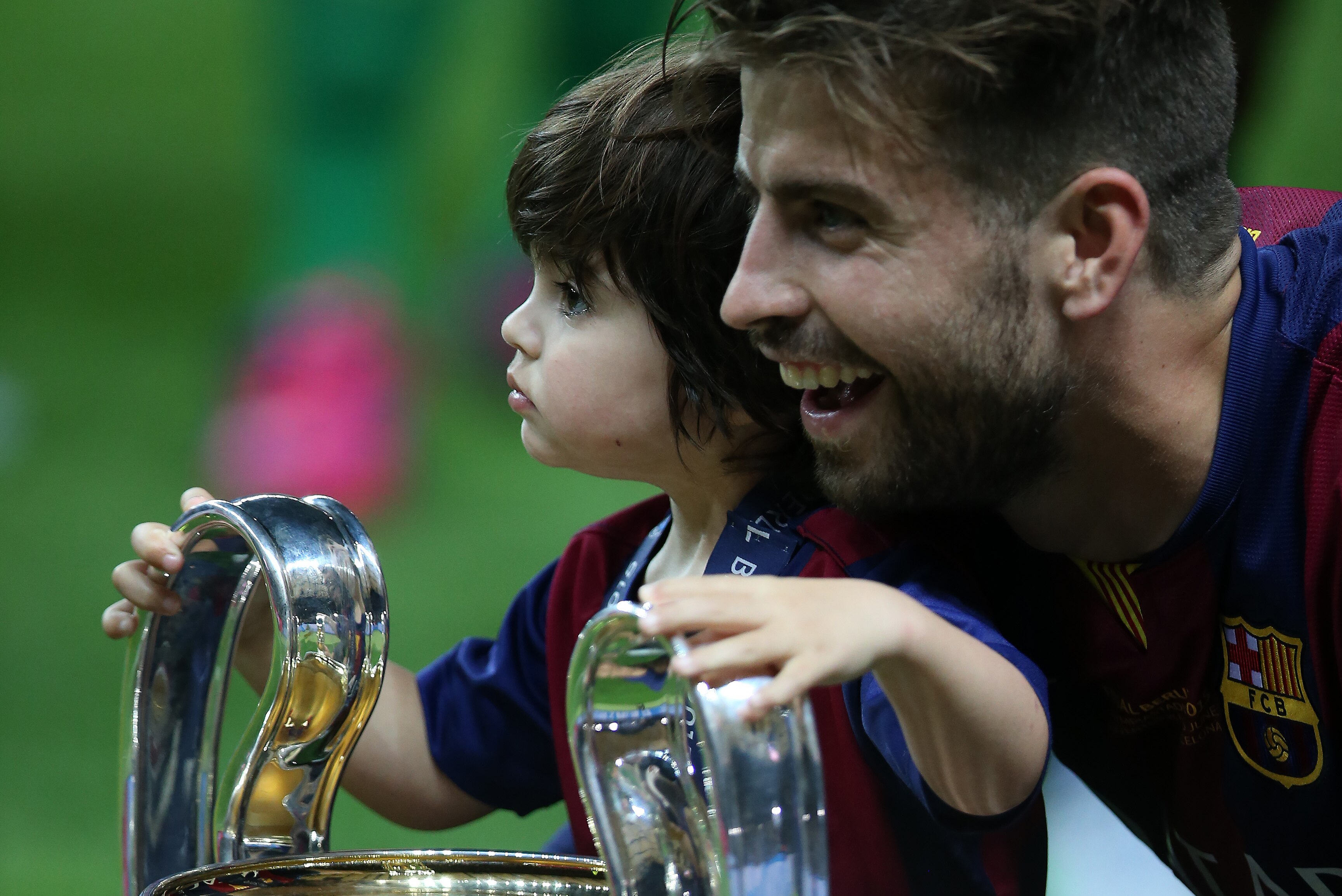 Gerard Pique Shares Video Of Son Scoring And Lifting Mini Champions League Bleacher Report Latest News Videos And Highlights