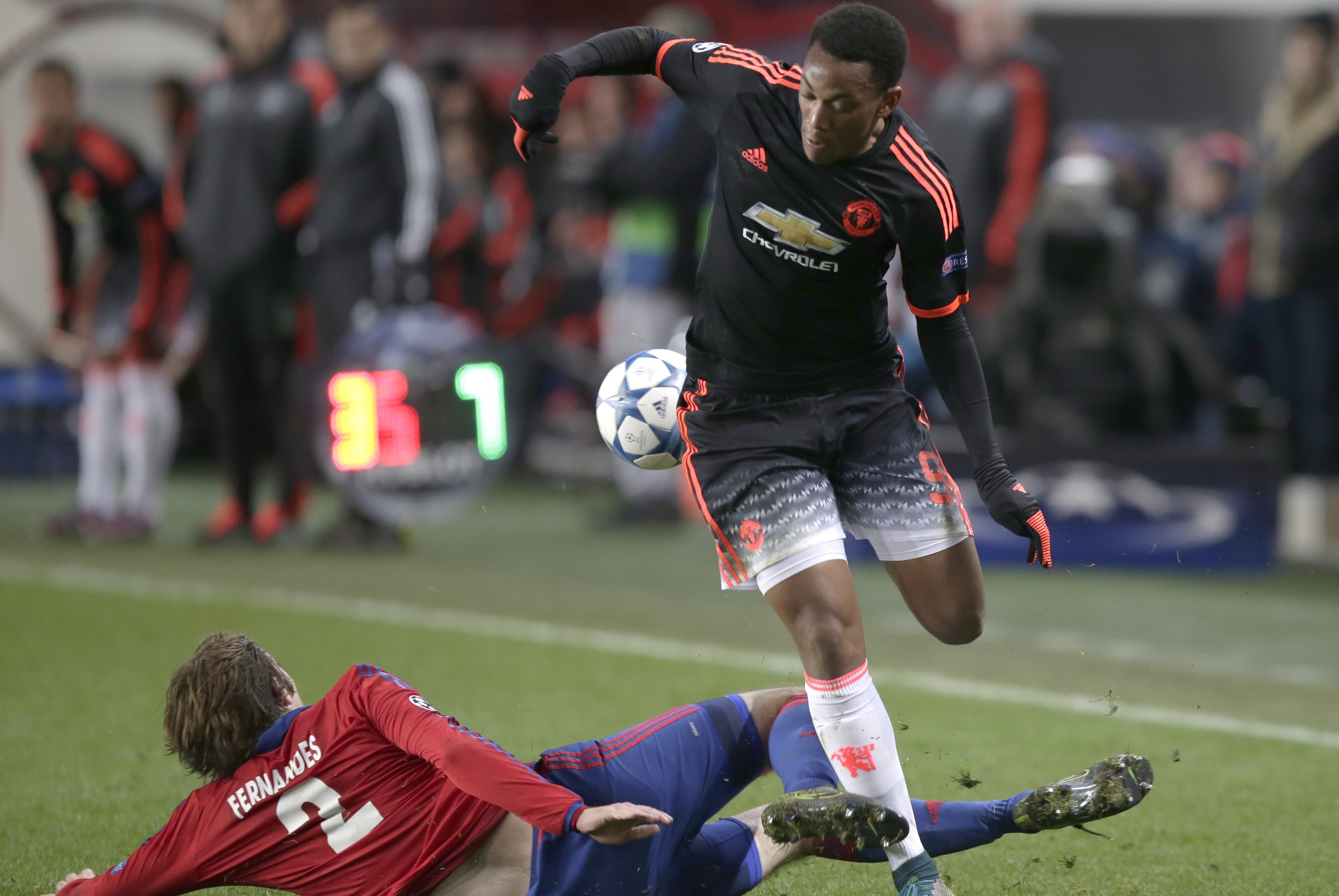 formation for manchester united