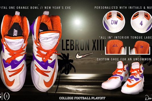 custom clemson shoes