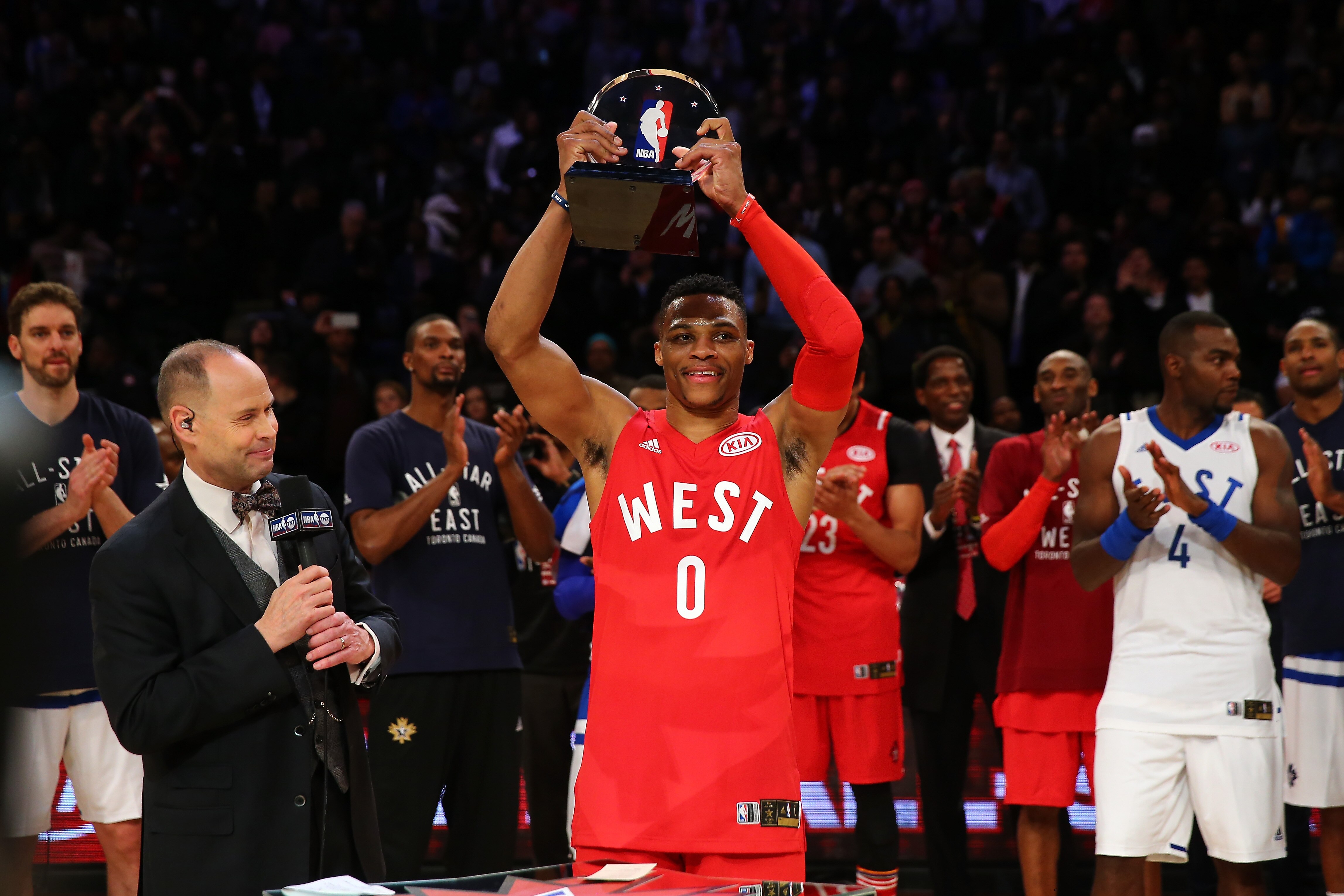 Russell Westbrook Wins 2016 Nba All Star Game Mvp Stats Highlights Reaction Bleacher Report Latest News Videos And Highlights