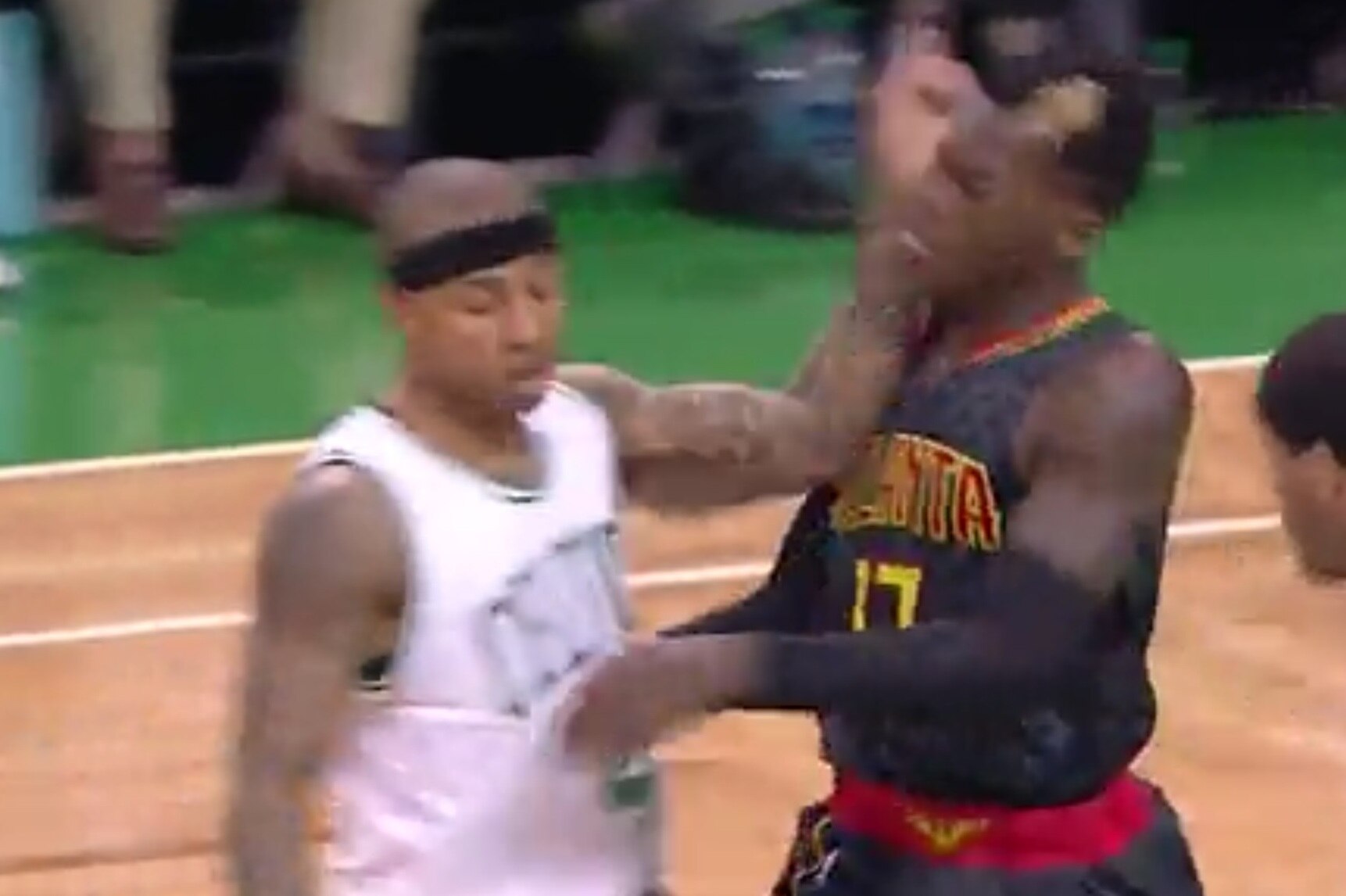 Isaiah Thomas And Dennis Schroder Assessed Double Technical For Exchanged Shots Bleacher Report Latest News Videos And Highlights