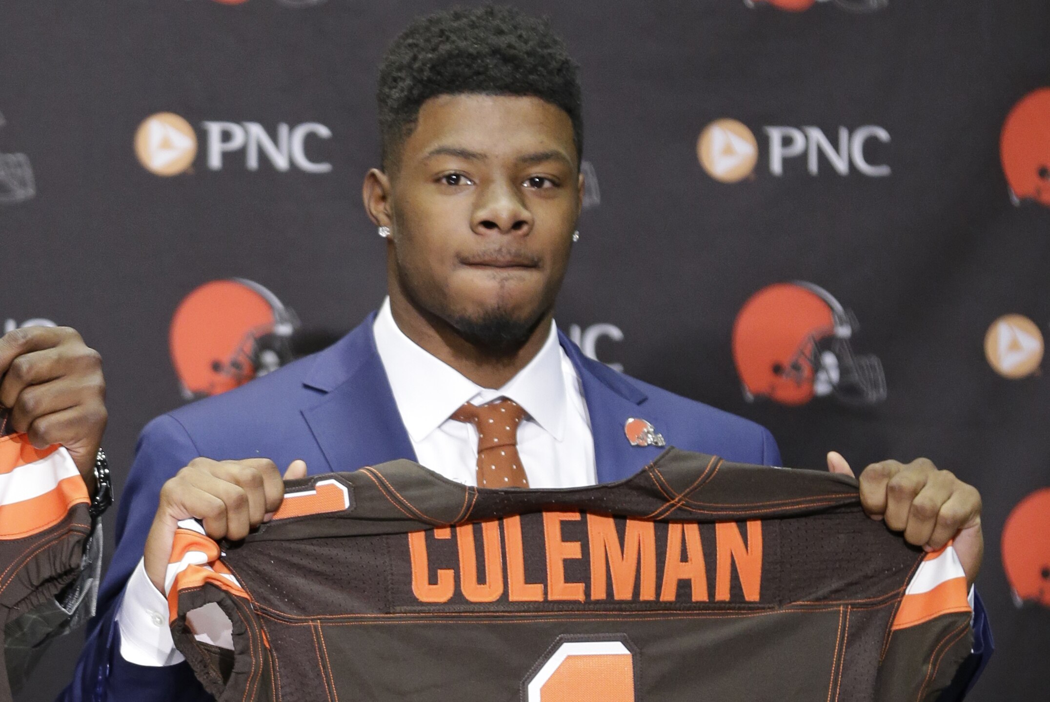 Browns coleman jersey clearance