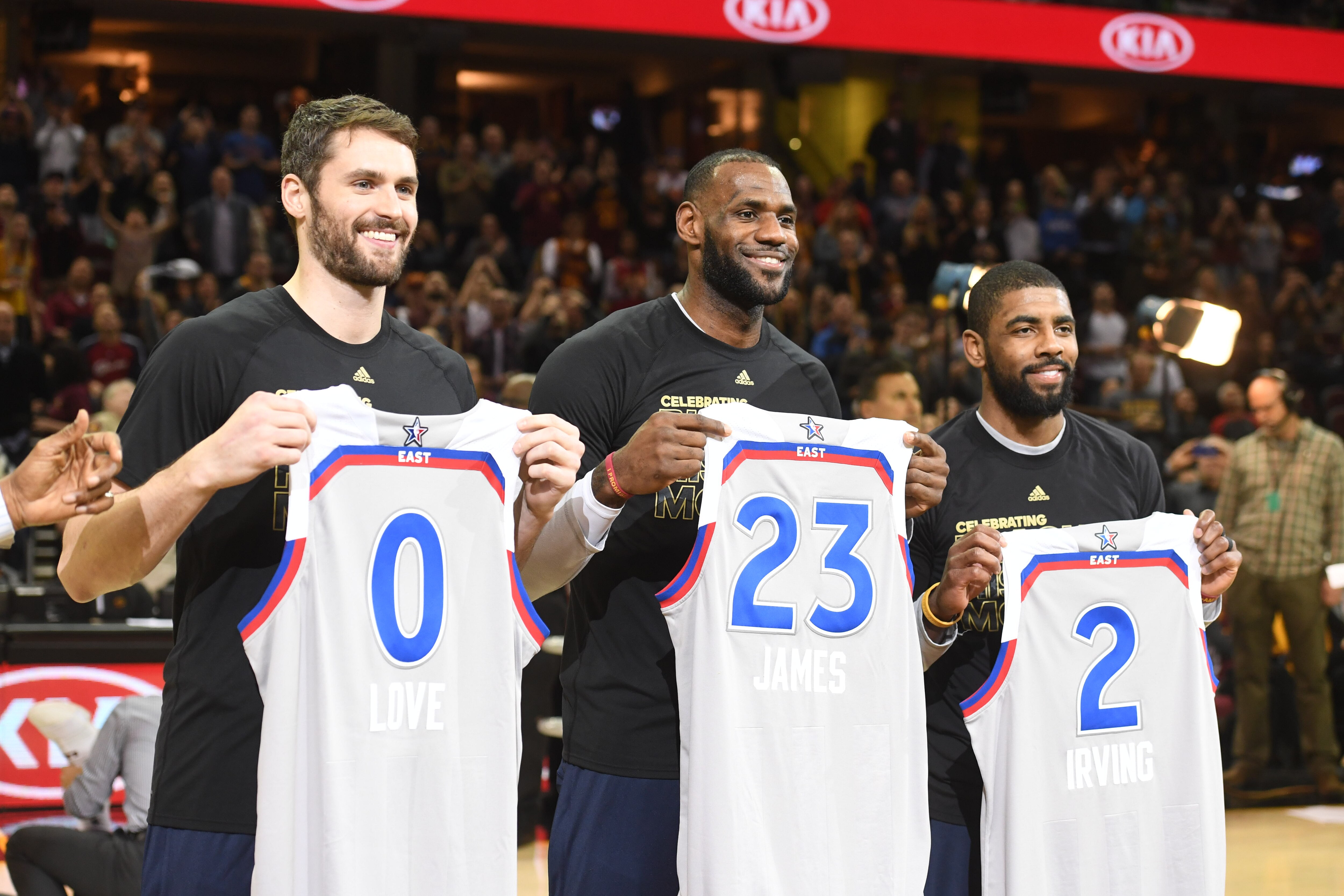 lebron kyrie kevin love